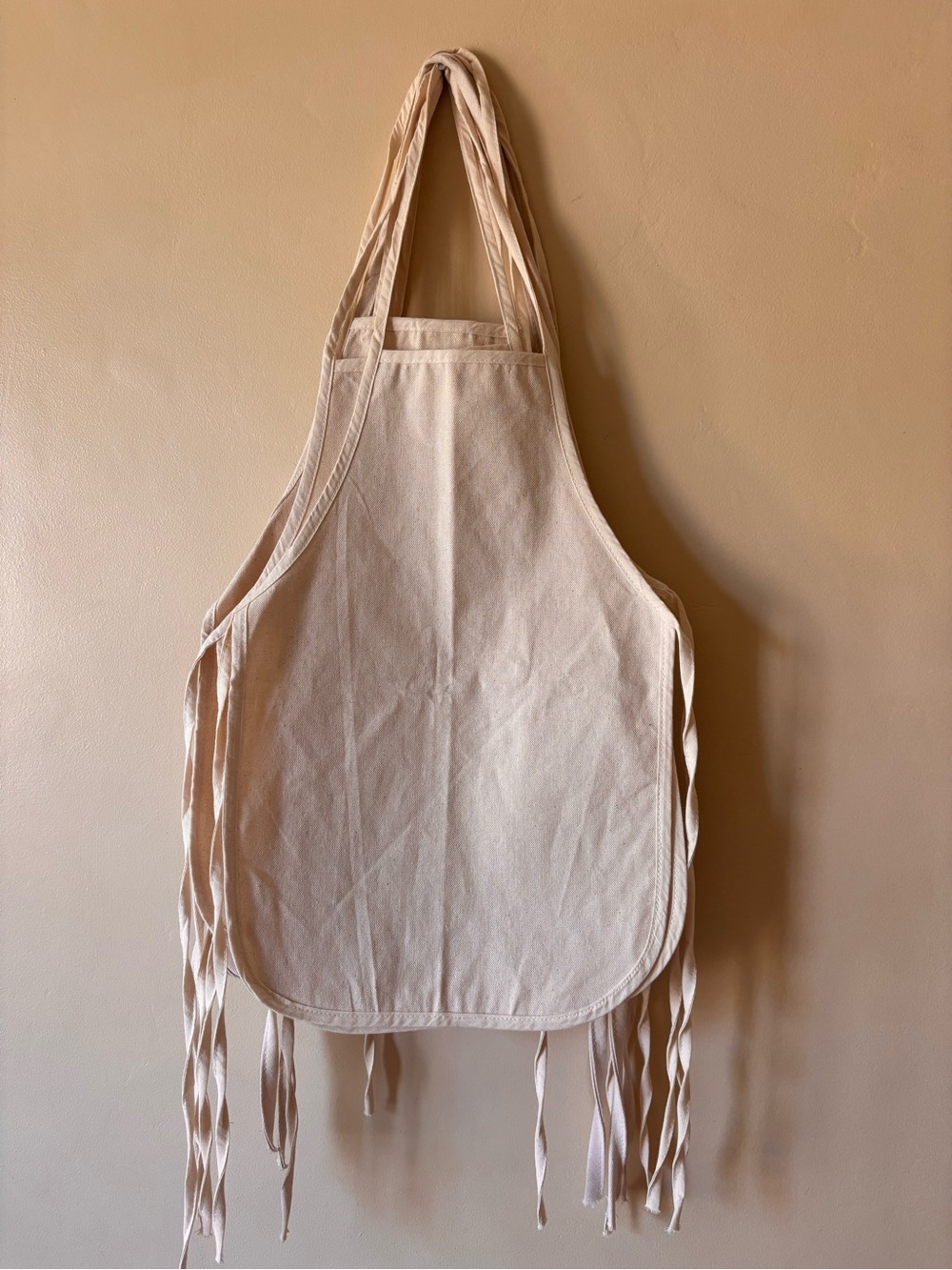 Kids Canvas Apron in Natural Cream Set of 9 Like New alert crafts nature class